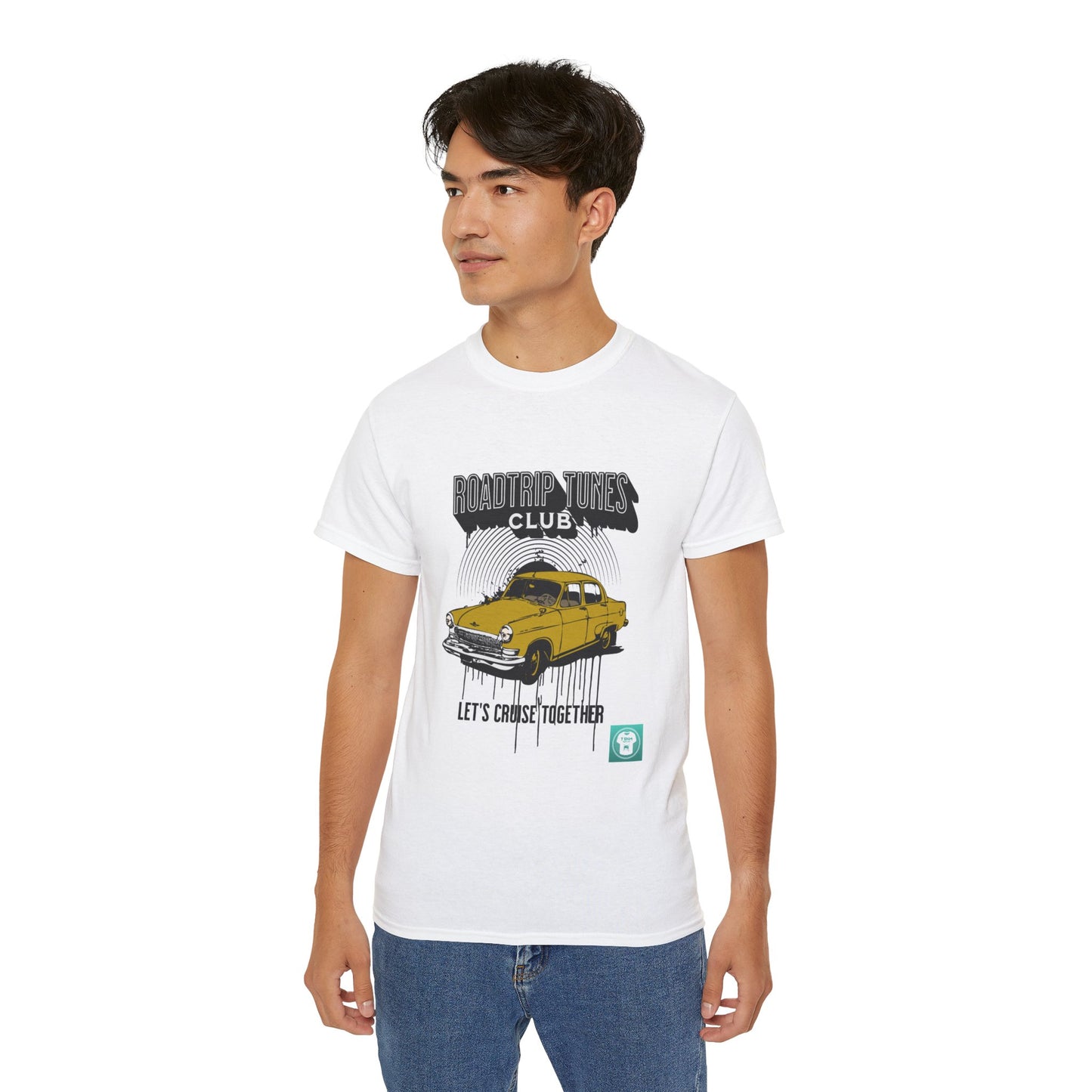 Roadtrip Tunes Club Unisex Ultra Cotton Tee - Let's Cruise Together